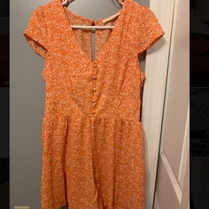 Cute flowered romper